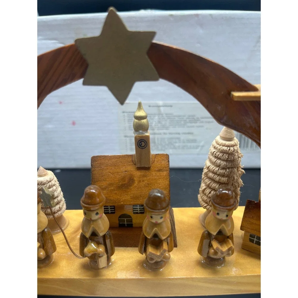 Erzgebirge Wooden Candle Arch Christmas German Candle‎ Bridge